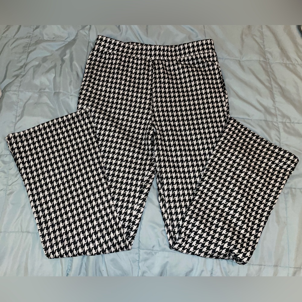 Houndstooth flare pants, forever 21